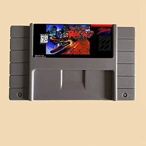 Royal Retro Rock N' Roll Racing 16 bit Big Gray Game Card For USA NTSC Game Player