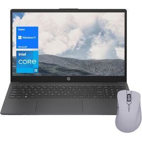 HP 255 G10 Business Laptop, 15.6" FHD IPS Display, Intel Core i5-1334U (Up to 4.6 GHz), 32GB RAM, 1TB SSD, Webcam HDMI Wi-Fi 6, Win 11 Home, Dark Grey, Bundle with Thunderobot ML101 Wireless Mouse