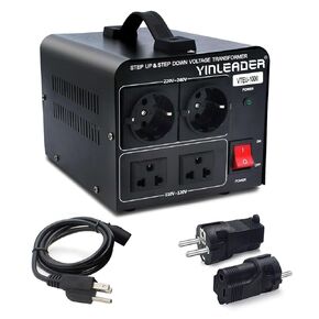 US to EU Travel Adapter,Yinleader 1000W EU Voltage Transformer Power Converter(220V to 110V, 110V to 220V)