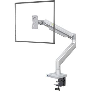 G40 G45 Gas Spring Arm 22-40 Inch Curved Screen Desktop Monitor Stand 360 Degree Rotation 3-15 Kg Monitor Mounting Arm(G40-Black)