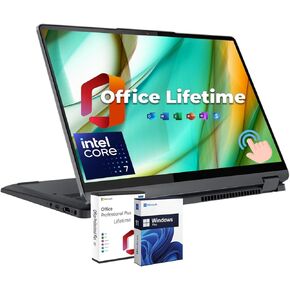 Lenovo Ideapad 5i 14 "2-in-1 Locesteren Laptop 14" Wuxga IPS ، Intel 7 150U ، Backlit KB ، Photeprint ، Copilot AI ، Windows 11 Pro ، W/Office Lifetime (16GB RAM | 512GB SSD)
