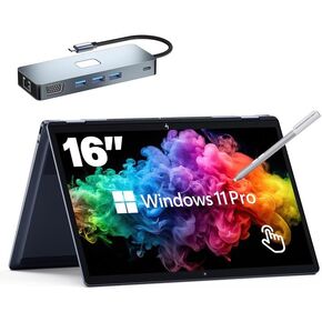 HP Omnibook X Flip 2-in-1 Copilot+ AI Laptop ، 16 "2K شاشة تعمل باللمس ، Ryzen AI 7 ، 24GB RAM 1TB SSD ، Windows 11 Home ، Stylus & USB-C Dock المحمول مع شاشة تعمل باللمس للاستخدام اليومي للاستخدام اليومي
