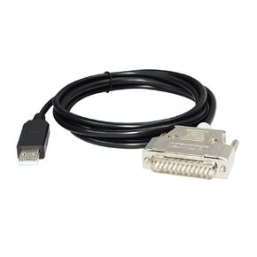 FT232RL CHIP USB to D-SUB 25 PIN DB25 Male Adapter RS232 Serial Communication Cable for 3532-50 LCR to PC(3metres)