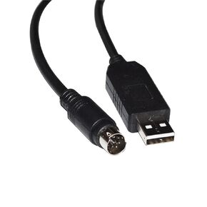 FT232RL USB to MINI DIN 8 PIN MD8 Male Adapter RS232 Serial Communication Cable for Music SEQUENCER Host Port to PC(1.8M,DB9 to MD8 (NO CHIP))