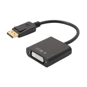 DisplayPort to DVI Cable Adapter DP to DVI 24+5 Converter Male to Female HD 1080p Adapter for PC HDTV M>oni>tor Projector