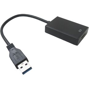 HD 1080P USB 3.0 to HDMI Video Cable Adapter Support Windows 7/8/10 System, Support or Extend Image