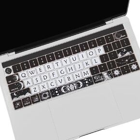Cute Keyboard Cover for MacBook Pro 13/15 (Model: A2159, A1989, A1990, A1706, A1707) with Touch Bar, Silicone Keyboard Protector, Cute Bunny