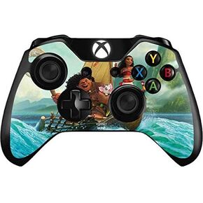 Skinit Decal Gaming Skin Compatible with Xbox One Controller - Officially Licensed Disney Princess Moana and Maui Set Sail Design