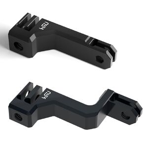 محول الأقواس الرأسية من الألومنيوم مع 1/4 "- 20 ثقبًا لـ GoPro Hero 12/11/10/9 Black
