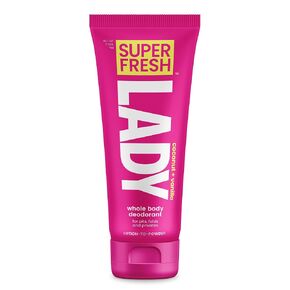 Lady Parts Whole Body Deodorant Lotion For Women | POWDER LOTION for Privates & Body to Stop Odor & Friction | Aluminum Free | CocoVanilla Scent | 4oz