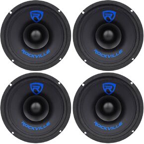 Rockville (4) RM68SP CEA Compliant 6.5 480W Mid-Range Car Speakers 8 Ohm