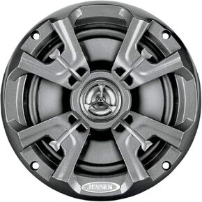 Jensen MSX60RV 6.5" Coaxial Waterproof Outdoor Speaker, Gray, Sold Individually - One Speaker Only - 75 Watts Max Power, Watertight
