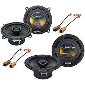 حزمة Audio Audio المتوافقة مع 1998-2004 Nissan Frontier HA-R65 6.5 "HA-R5 5.25" استبدال مكبر الصوت مع HA-727400 تسخير