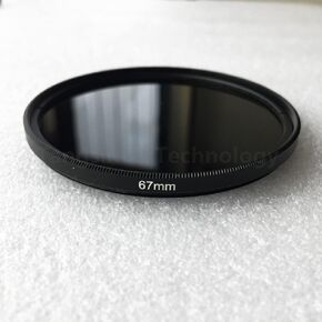 مرشح الكاميرا M67 ZWB2 365NM UV Pass Glass UG1 U-360