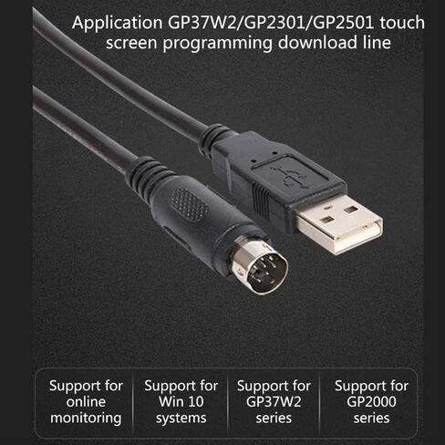 Touch Sn Programming Cable RS232 GPW-CB02 GPW-CB03 USB Download(CB02) in Saudi Arabia