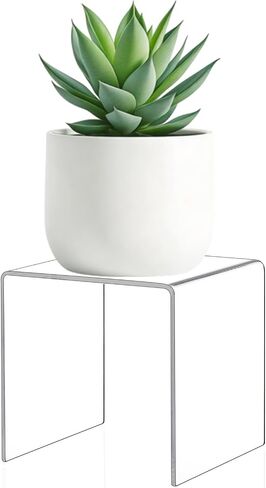 CLAY TONIC Claytonic 8-PC Durable Clear Acrylic Display Risers for Funko POP figures,Retail Display, Display Riser Shelf Showcase Fixtures for Jewelry (6x6x6 In) in Saudi Arabia