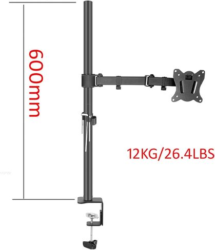 600 مم DL-T902-160 سطح المكتب حامل كامل 360 درجة حامل فولاذ شاشة 10 "-27" مشبك قاعدة شاشة MOUNT ARM MOUNT 12 كجم (مع قاعدة grommet) in Saudi Arabia