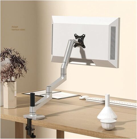 8013 شاشة LCD سطح المكتب حركة كاملة ثلاثة 15 ""-32 "17" -38 "مراقبة ميكانيكي الذراع الذراع الربيع شاشة 1-10 كجم 3-11 كجم (8013ii 17 سم الفضة) in Kuwait