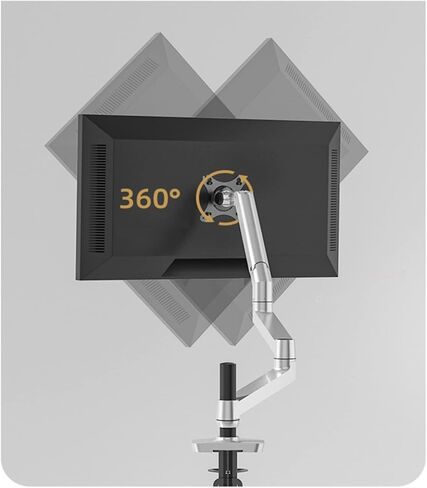 8013 شاشة LCD سطح المكتب حركة كاملة ثلاثة 15 ""-32 "17" -38 "مراقبة ميكانيكي الذراع الذراع الربيع شاشة 1-10 كجم 3-11 كجم (8013ii 17 سم الفضة) in Kuwait