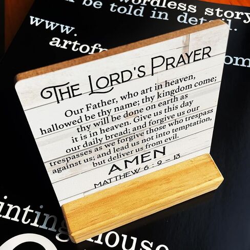 Country Serviremos a Jehova Bible Verse Wooden Plaque Sign Desk Decor Rustic Josue 24:15 Christian Desk Sign Decor for Home 4 x 4 Inches in Saudi Arabia