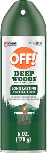 OFF! Deep Woods Insect Repellent Aerosol, Bug Spray with Long Lasting Protection from Mosquitoes, 9 oz in Saudi Arabia
