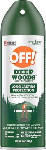 OFF! Deep Woods Insect Repellent Aerosol, Bug Spray with Long Lasting Protection from Mosquitoes, 9 oz in Saudi Arabia