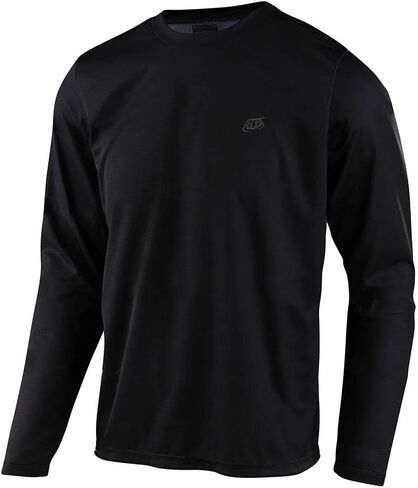 Troy Lee Designs Long Sleeve Flowline Youth Mountain Bike Jersey, Confined Black, Medium in Saudi Arabia