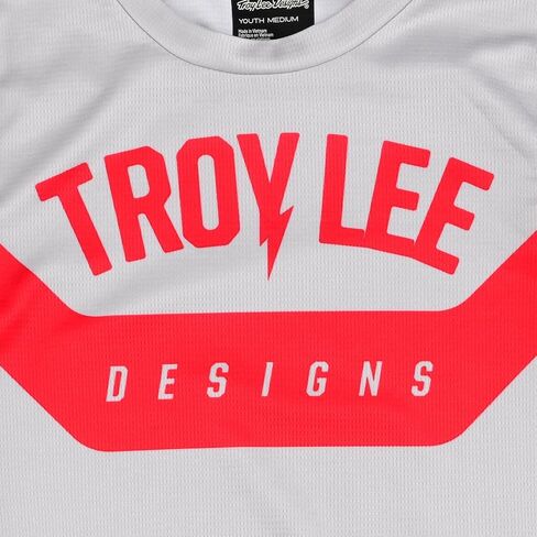 Troy Lee Designs Long Sleeve Flowline Youth Mountain Bike Jersey, Confined Black, Medium in Saudi Arabia