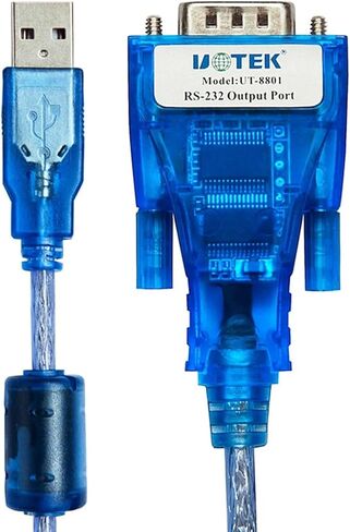 UT-8801 USB to RS232 Interface Converter 9-pins Adapter FT232 Chipset Cable Win7 Win10 Linux(Screw Type,3 Meters) in Saudi Arabia