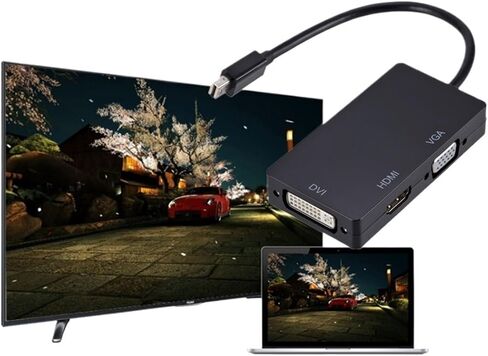 3 في 1 منفذ عرض DP الذكور إلى HDMI DVI محول محول محول أنثى AIR PRO HOT (المنتج أ) in Saudi Arabia