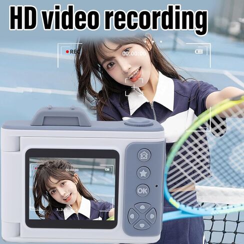 Diyeeni Digital Camera, 66MP 2.5K Video Recording, 16x Zoom, 2.4 Inch Flip Screen, Selfie Camera with LED Fill Light, Various Filters Effects, up to 32GB Memory Card (32G Memory Card) in Saudi Arabia