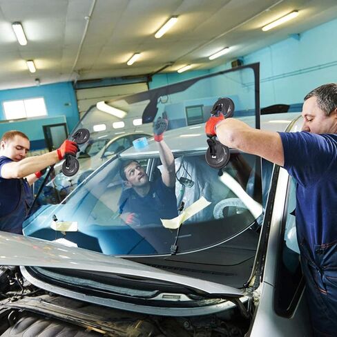 Suction Cups Heavy Duty Aluminum Vacuum Plate Handle Glass Holder Hooks to Lift Large Glass/Tile Lifter/Moving Glass/Pad for Lifting/Dent Puller (2 Pack) in Kuwait