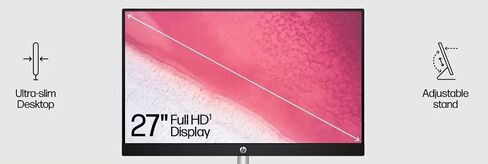 HP 27 All in One Desktop Computer ، 27 "FHD Touchscreen ، Intel Ultra 7 155U ، 64 GB DDR5 ، 4 TB SSD ، Intel Irisx Graphics ، Andable Angle ، Wi-Fi 6 ، Windows 11 Pro ، ترخيص عمر المكتب مع الإكسسوارات in Kuwait