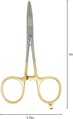 Kingfisher Fishing Accessory Fly Fishing Fat Finger Scissor Clamp for Fly Fishing Hook Removal, Straight in Saudi Arabia