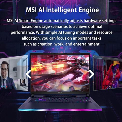 MSI Raider GE68HX Gaming Laptop, GeForce RTX 4070, 16" FHD+ Display, Intel 14 GEN Core i9-14900HX, 32GB DDR5 RAM, 1TB SSD, w/Office Lifetime & External DVD Drive, Win 11 Pro, Backlit KB, Wi-Fi 7 in Saudi Arabia