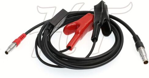 HangTon South Galaxy G1 S86 KOLIDA RTK GPS PDL Radio Data External Battery Power Y Cable, 5-pin Black Red Clips (5pin Radio) in Kuwait