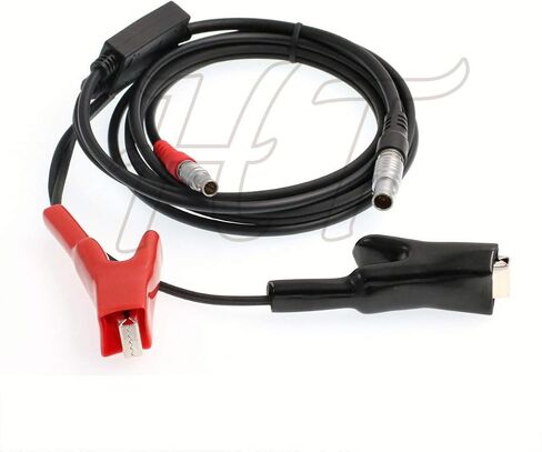 HangTon South Galaxy G1 S86 KOLIDA RTK GPS PDL Radio Data External Battery Power Y Cable, 5-pin Black Red Clips (5pin Radio) in Kuwait