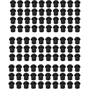 100pack Replacement Mushroom EarTips Earbud for Acoustic Tube Earpiece Compatible with Motorola Kenwood Icom Yaesu Baofeng HYT Midland Cobra 2 Way Radio