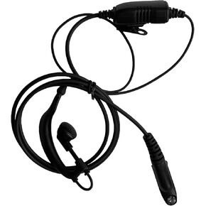 radtel Earpiece Headset with PTT Mic RT-880 RT-880G Iradio UV-98 Plus Two Way Radios, Noise Cancelling Earphone for Walkie Talkie Communication, Comfortable Design