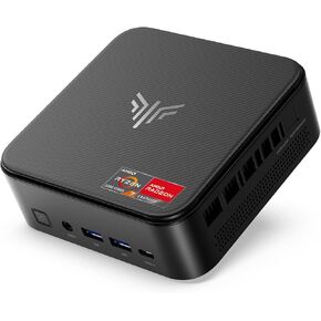 KAMRUI Mini Gaming PC, AMD Ryzen 7 5700U Mini PC E3B 32GB RAM 1TB SSD Mini Computers AMD Micro Desktop Computer Small Computer Support WiFi 6, BT5.2, Triple 4K Display for Office Home