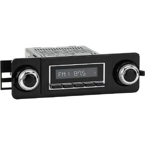 RetroRadio Compatible with 1967-72 Chevrolet C/K Series Truck Features Include Bluetooth, USB, AM/FM HCB-M2-219-53P-93PC