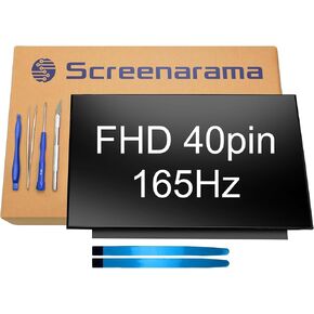 SCREENARAMA New Screen Replacement for Dell Alienware M15 R7 P109F (FHD 360Hz 40pin 1920x1080) IPS LCD LED Display with Tools and Tape