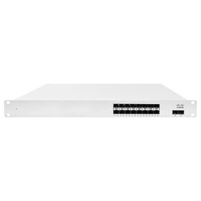 Meraki MS410-16-HW Cloud-Managed Stackable Switch Gigabit Fiber SFP 16 Port with 10G SFP+ RPS