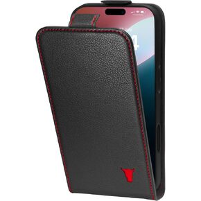 TORRO Flip Case Compatible with iPhone 16 Pro Max – Premium Leather Wallet Case with Card Slots (Compatible with Official MagSafe Chargers) - Black