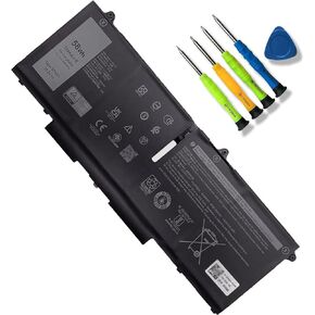 07KRV 15.2V 58Wh 3625mAh 4-Cells Battery Replacement for Dell Latitude 5530 5430 5330 Precision 3570 P104F P104F005 P137G P137G004 Series Laptop Series Notebook M69D0 H4PVC 0H4PVC Y86WG 0Y86W