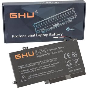GHU NEW LE03XL متوافق مع HP ENVY X360 M6-W010DX M6-W101DX M6-W102DX M6-W103DX ؛ PAVILION X360 13-S100 LE03 13-S099NR 15-BK000 HSTNN-PB6M UB60 UB6O 3 خلايا