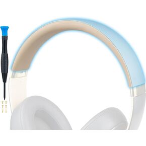 غطاء استبدال عقال Soprom Rubber لـ Beats Studio 2 & Studio 3 Wired & Wireless ، وملحقات قطع غيار وسادة الرأس البلاستيكية (Studio3-Matte Black)