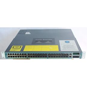 Cisco Catalyst WS-C4948-10GE 48-Port Gigabit Ethernet Switch (Renewed)
