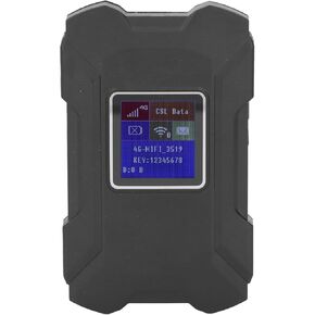 4G LTE WLAN Mobile Hotspot, Portable WLAN Router Hotspot Devices for Travel, Unlocked 4G Modem Router with SIM Card Slot, Connects Up to 32 Devices (Black)