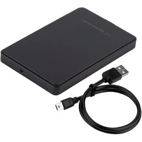 Hard Disk Box,LED Indicator Light Display External Hard Drive Lay,Hot Swappable Plug Mobile Disk Box, for Multiple Operating Systems